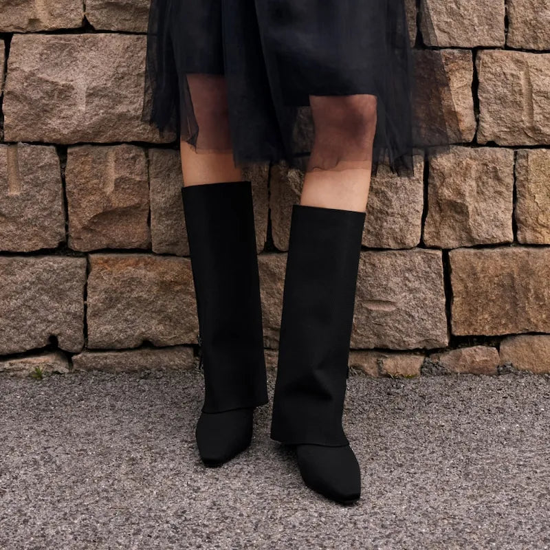 Knitted Sleeve Leg Warmers