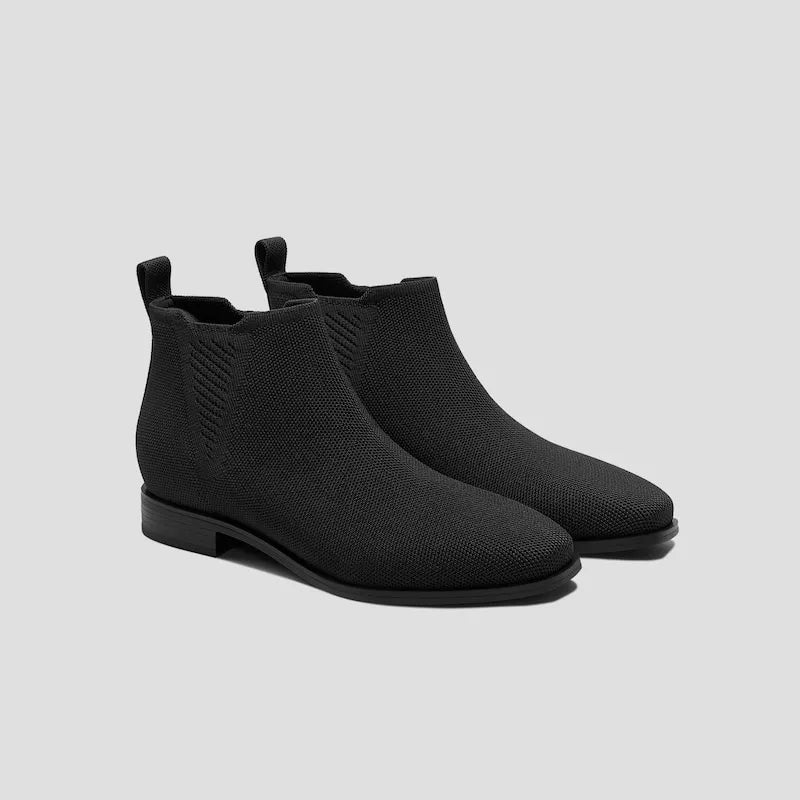 Square-Toe Slip-On Chelsea Boots (Ryan Slip-On)